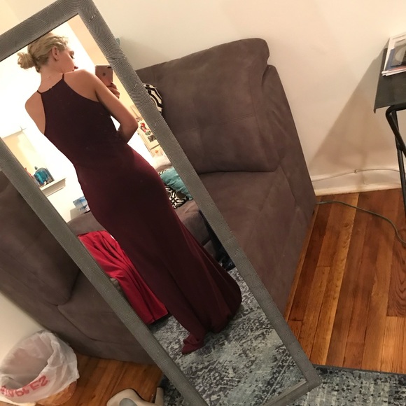 Burgundy dress - Picture 2 of 2